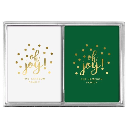 Confetti Dots Oh Joy Double Deck Playing Cards